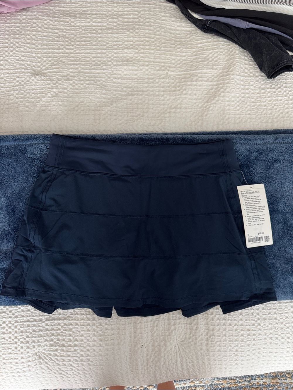 lululemon athletica Navy Blue Athletic Skort